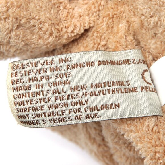 Vintage BESTEVER Bulldog Plush Toy Puppy Stuffed Animal Brown - Picture 6 of 9